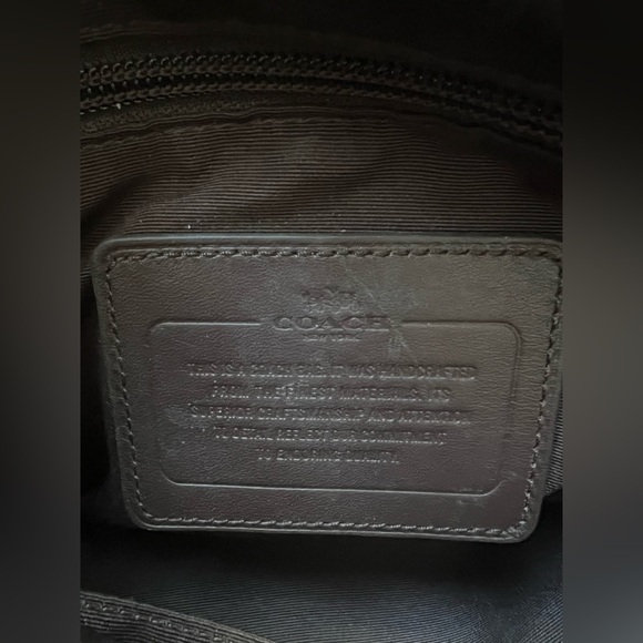 Coach F71346 - Camden Suede and Leather Map Bag